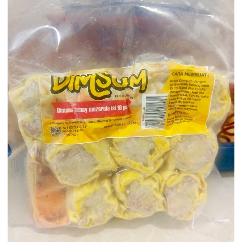 DIMSUM SIOMAY MOZARELA/DIMSUM FROZEN/DIMSUM ENAK BANDUNG
