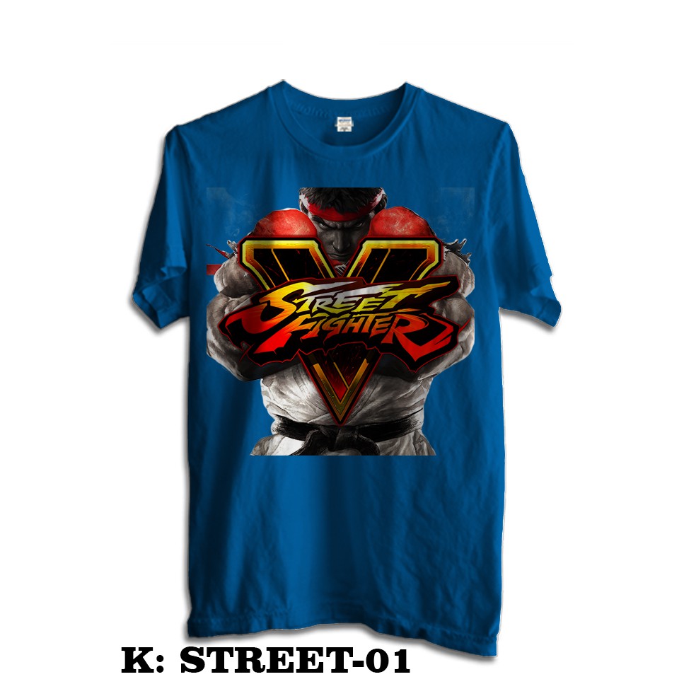 KAOS STREET FIGHTER TSHIRT FILM STREET FIGHTER 01