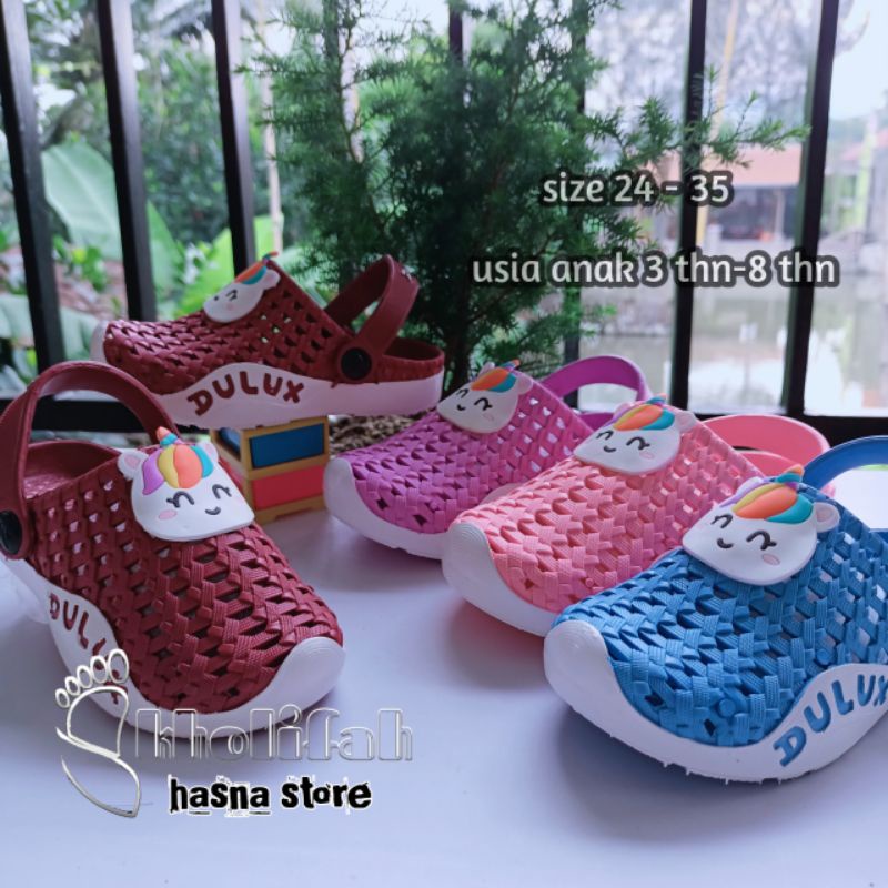 SANDAL BAIM ANAK PEREMPUAN 3THN - 8THN WARNA KARAKTER UNICON 24-35 283d DULUX