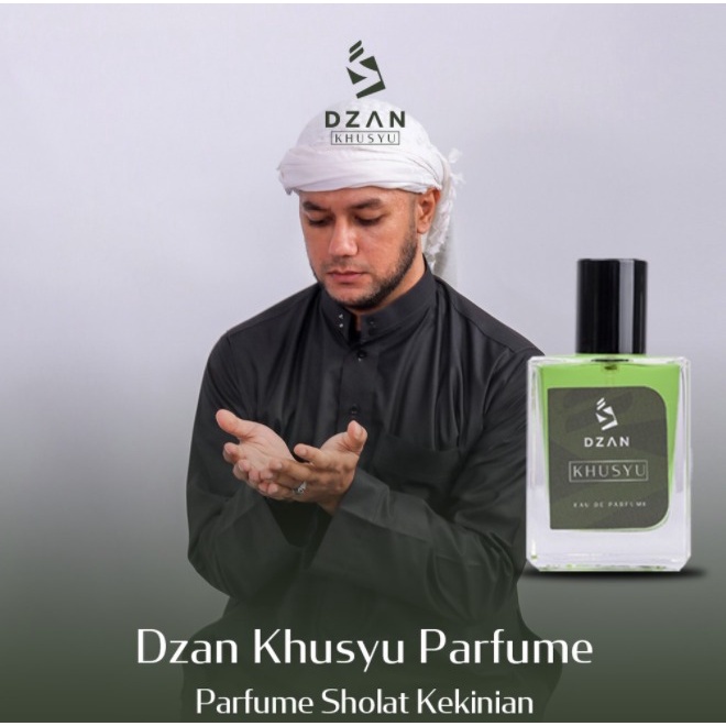 Parfum sholat DZAN Khusyu parfume halal EDP aroma cewek cowok pria wanita original tahan lama non alcohol