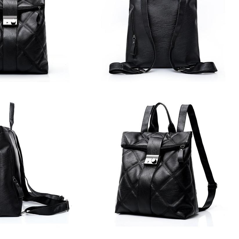 Tas Ransel Backpack Gendong Branded Batam Multifungsi kulit Wanita Cewek Remaja Dewasa Kanvas Sekola