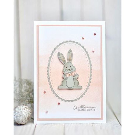 Clear Stamp (Stempel Transparan/Bening) - Rabbit Thema for Birthday