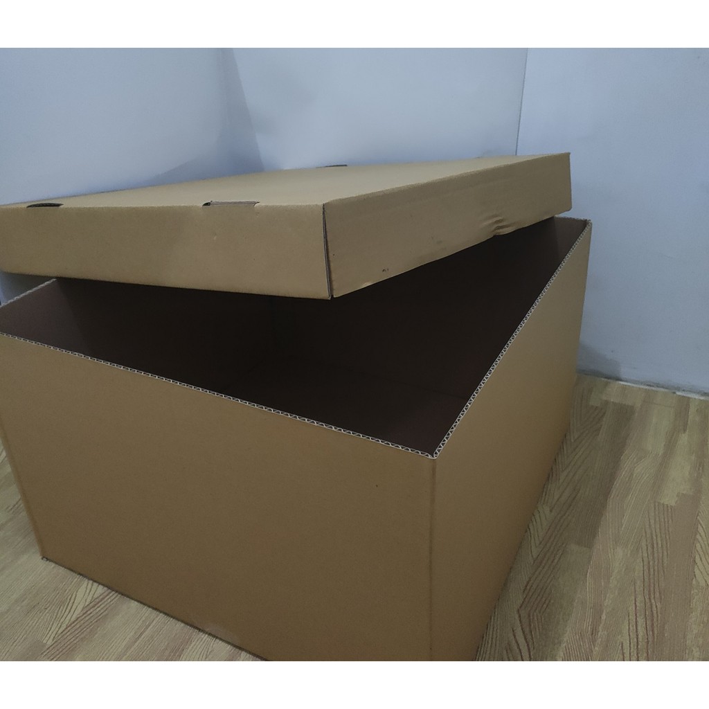 Box 40x40x25 cm (Set Top/Bot Asia) Kardus/Karton/Paking/Polos/Hampers/Boneka/Buah/Puding/Tart