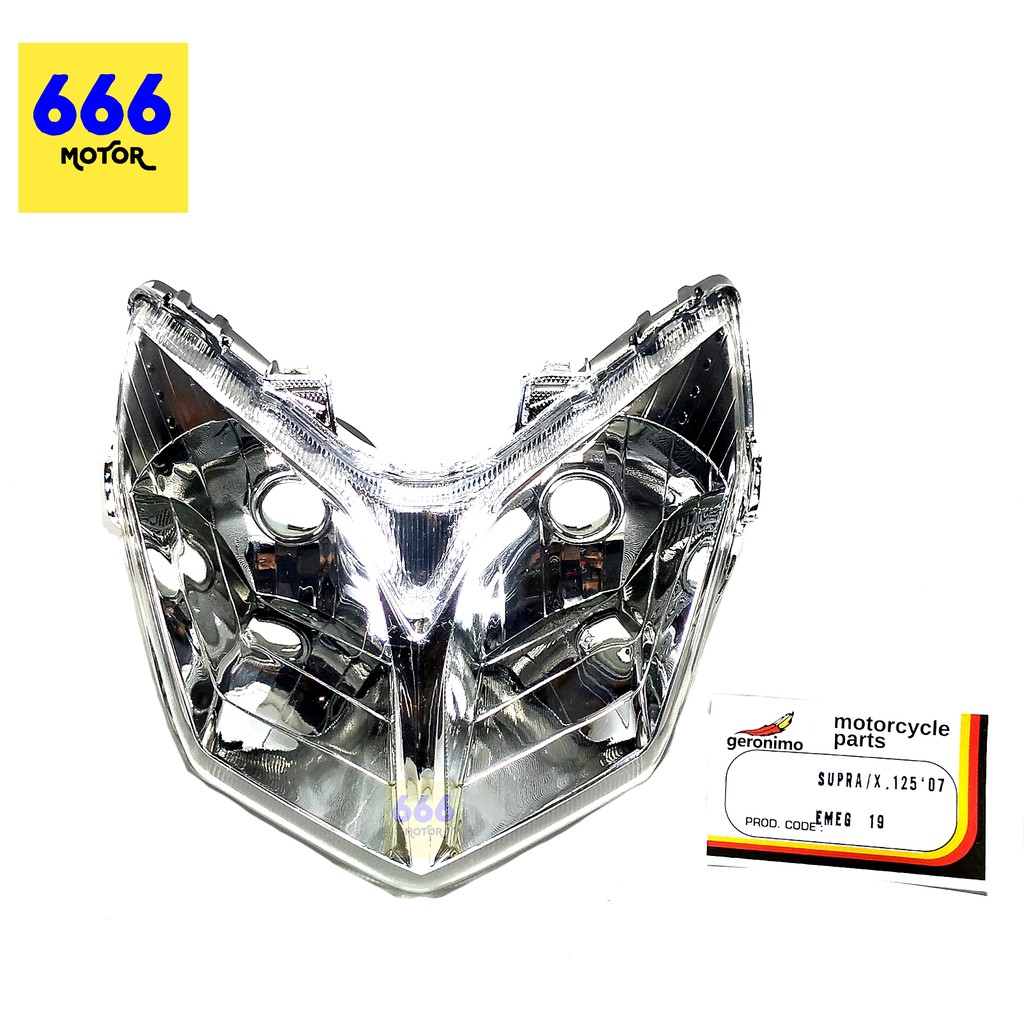 666MOTOR LAMPU DEPAN / REFLEKTOR SUPRA X 125 07