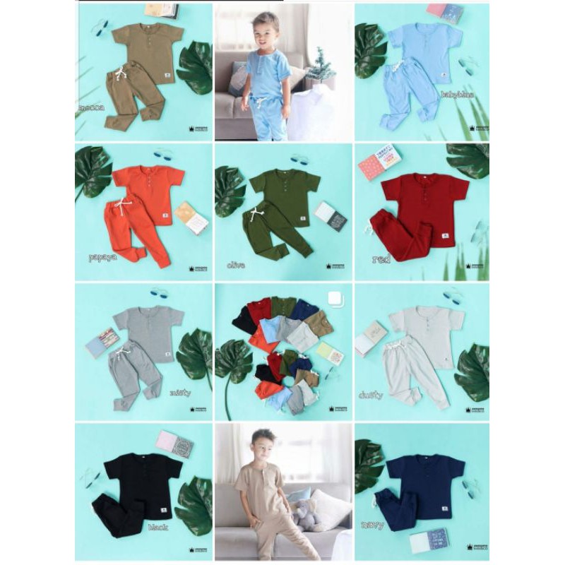 KIANO SET/ setelan anak celana panjang