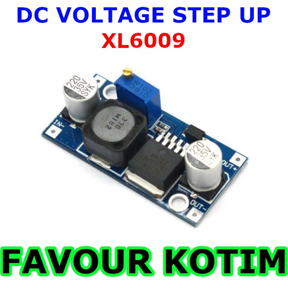 XL6009 ADJUSTABLE DC-DC STEP UP MODULE 3.5-18V TO 4-24V FVKOTIM
