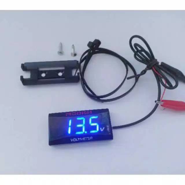 # volt meter rizoma original volt meter water proof volt aki digital amper aki motor mobil volt meter digital