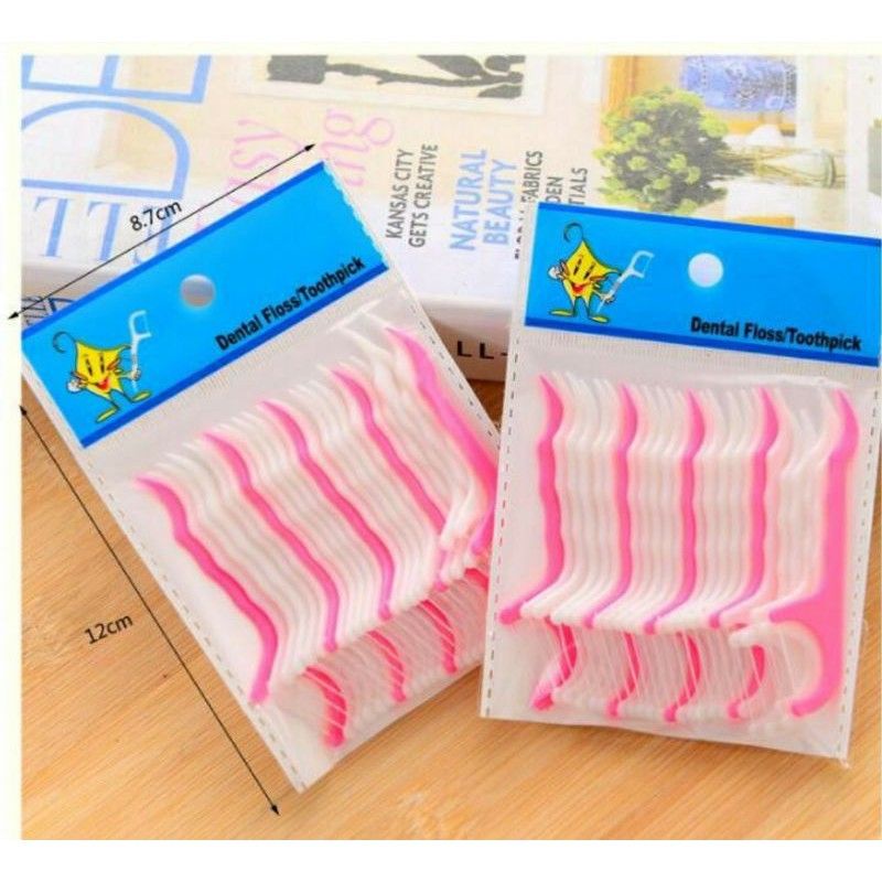 Dental floss Toothpick  Benang Pembersih Gigi