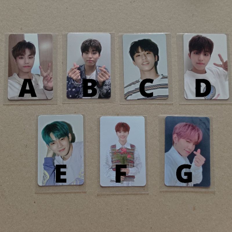 [ ready ] pc jeongwoo hyunsuk doyoung mashiho treasure official photocard chapter 1 2 3