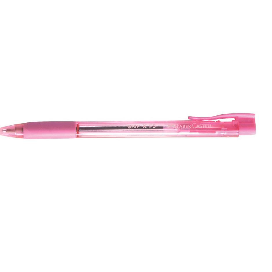 

[KODE BARU 977] Faber-Castell Ballpoint Grip XP Hot Pink - Box isi 10 pcs