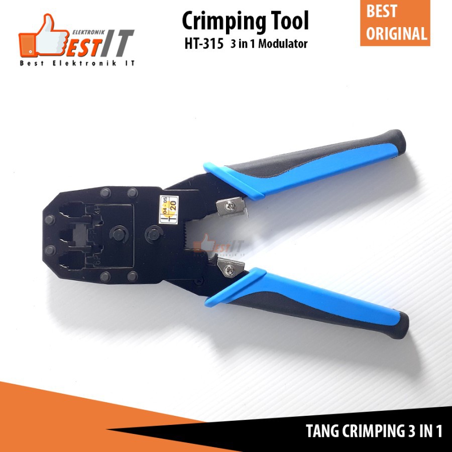 Tang Crimping Hand Tools Crimping 3 in 1 For RJ45 RJ12 RJ11 HT-315