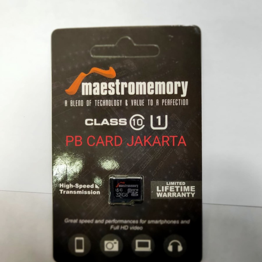 MICRO SD Maestro 8GB 16GB 32GB 64GB 128GB 256GB 512GB TURBO CLASS 10 ( COD )