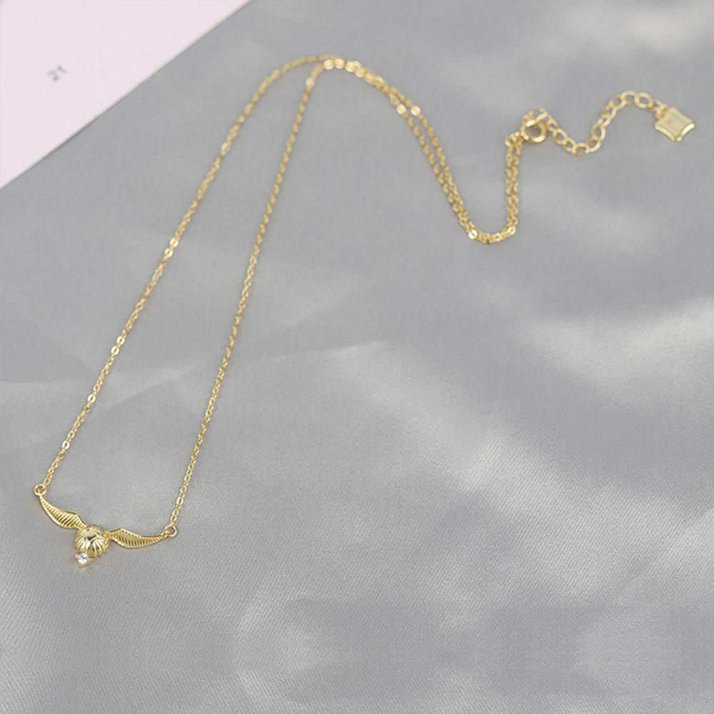 Kalung Rantai Klavikula Dengan Liontin Kristal Untuk Hadiah