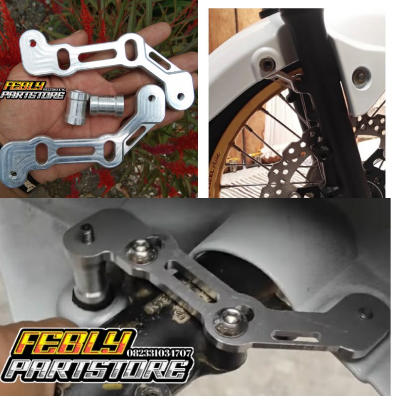 PANGKON BREKET CNC SLEBOR DEPAN GSX PNP NINJA R RR PANGKON SLEBOR DEPAN GSX NINJA R RR BREKET SLEBOR