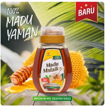 

Madu Asli Malaika Yaman Marai Mara'i 280gr (Manis Tanpa Gula)