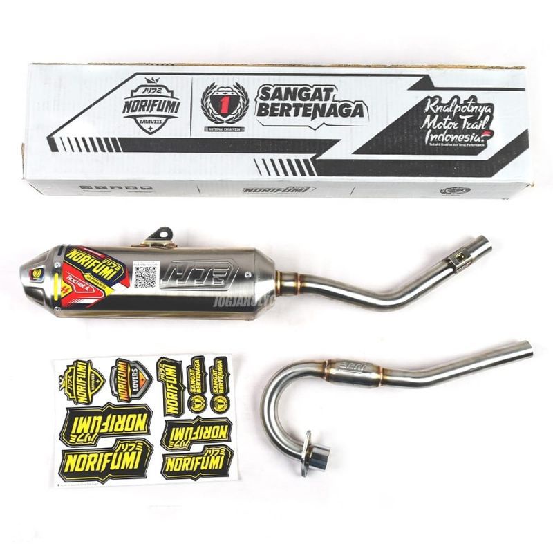knalpot norifumi rocket 4 standart klx150 crf50l wr155