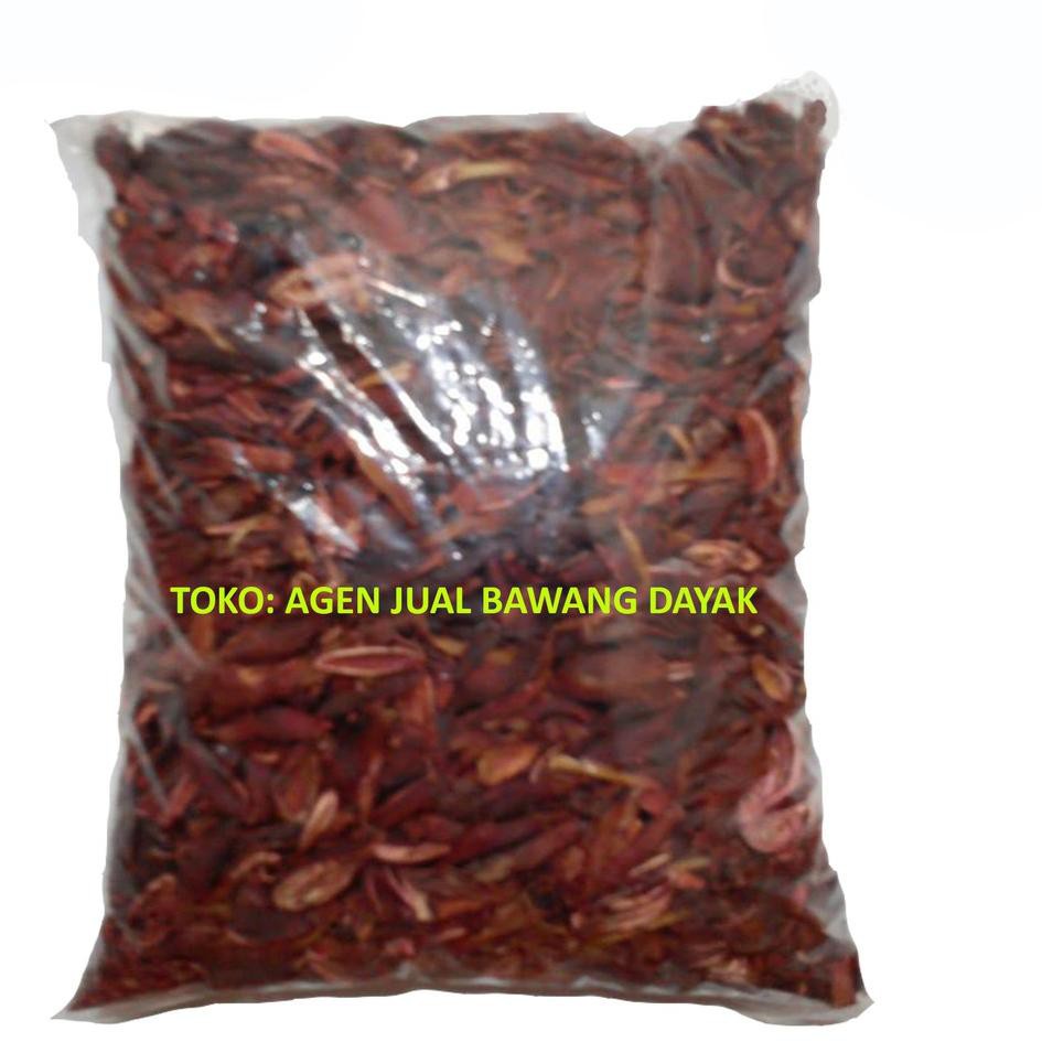 

G8B9 Bawang dayak kering rajang 1Kg MZS