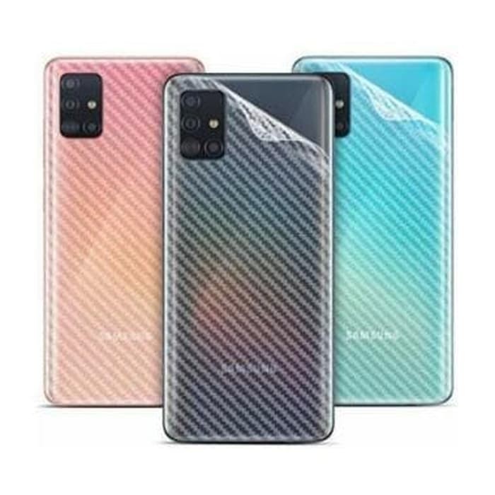 Realme Narzo 30A Skin Carbon Anti Gores Belakang Garskin Carbon