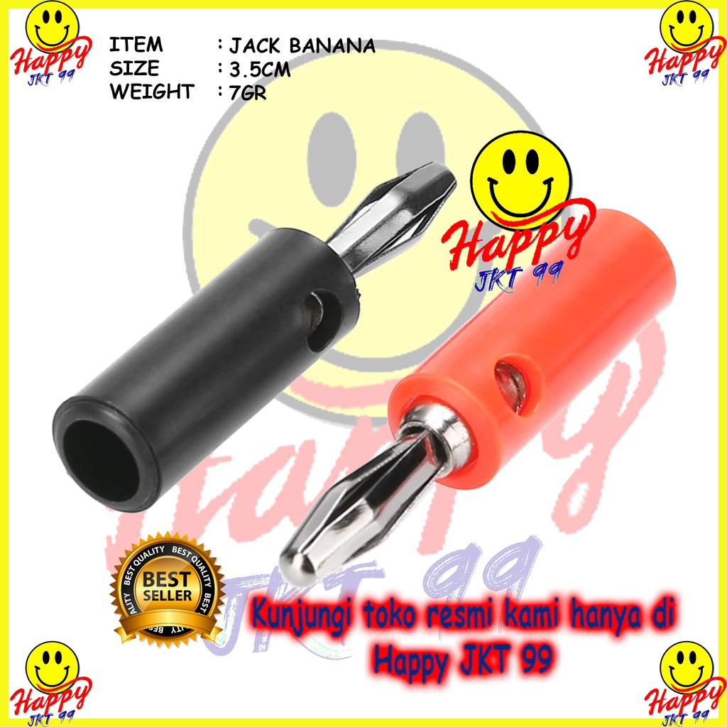 [ HAPPY JKT 99 ] JACK BANANA BUNGA JANTAN MALE PLUG PISANG MERAH HITAM