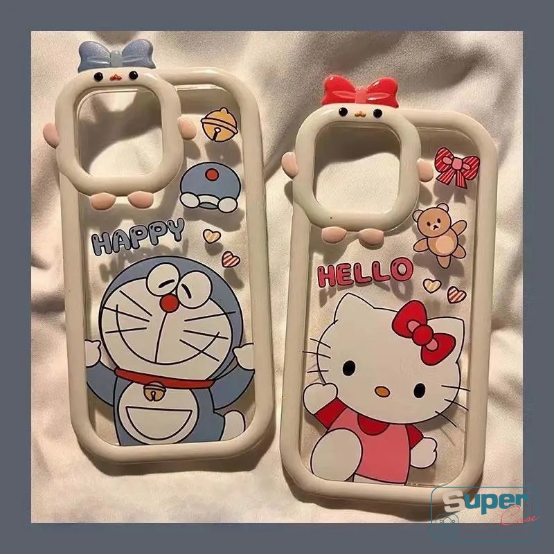 Soft Case Motif Doraemon 3D Untuk Oppo A16 A17 A12 A5s A55 A57 2022 A17K A15 A96 A3s A7 A74 A15s A31 A5 A9 2020 A1K A16K A16s A54 A9 A16s A52 A9