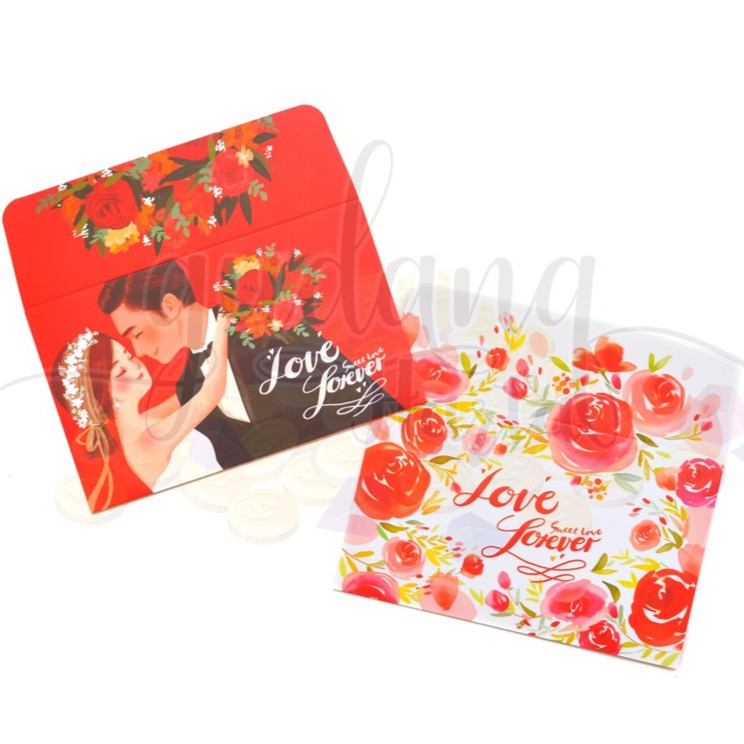 Amplop Happy Wedding Angpao Shuangxi Lucu Unik Love Premium GH 311387