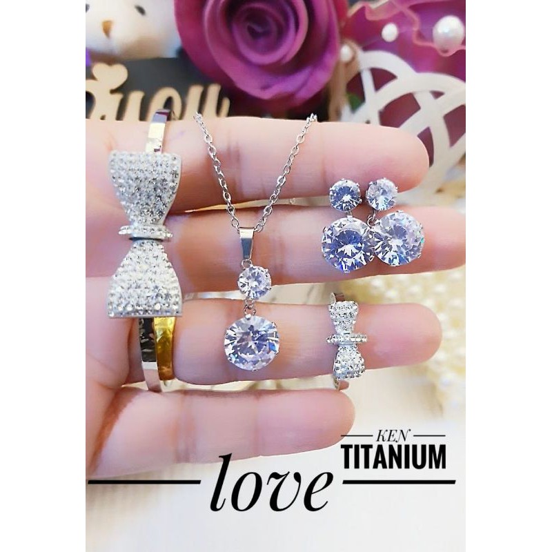 Gelang pita set titanium
