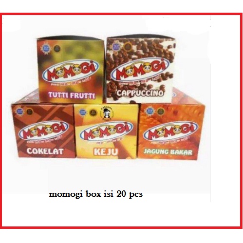 Momogi 500 an 1 box isi 20 pcs All Varian