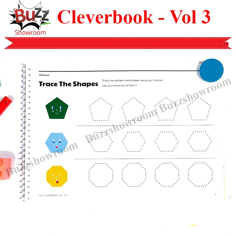 Buku Edukasi Anak Bayi Cleverbook Vol 3 36-48 bulan Cleverkins Inggris
