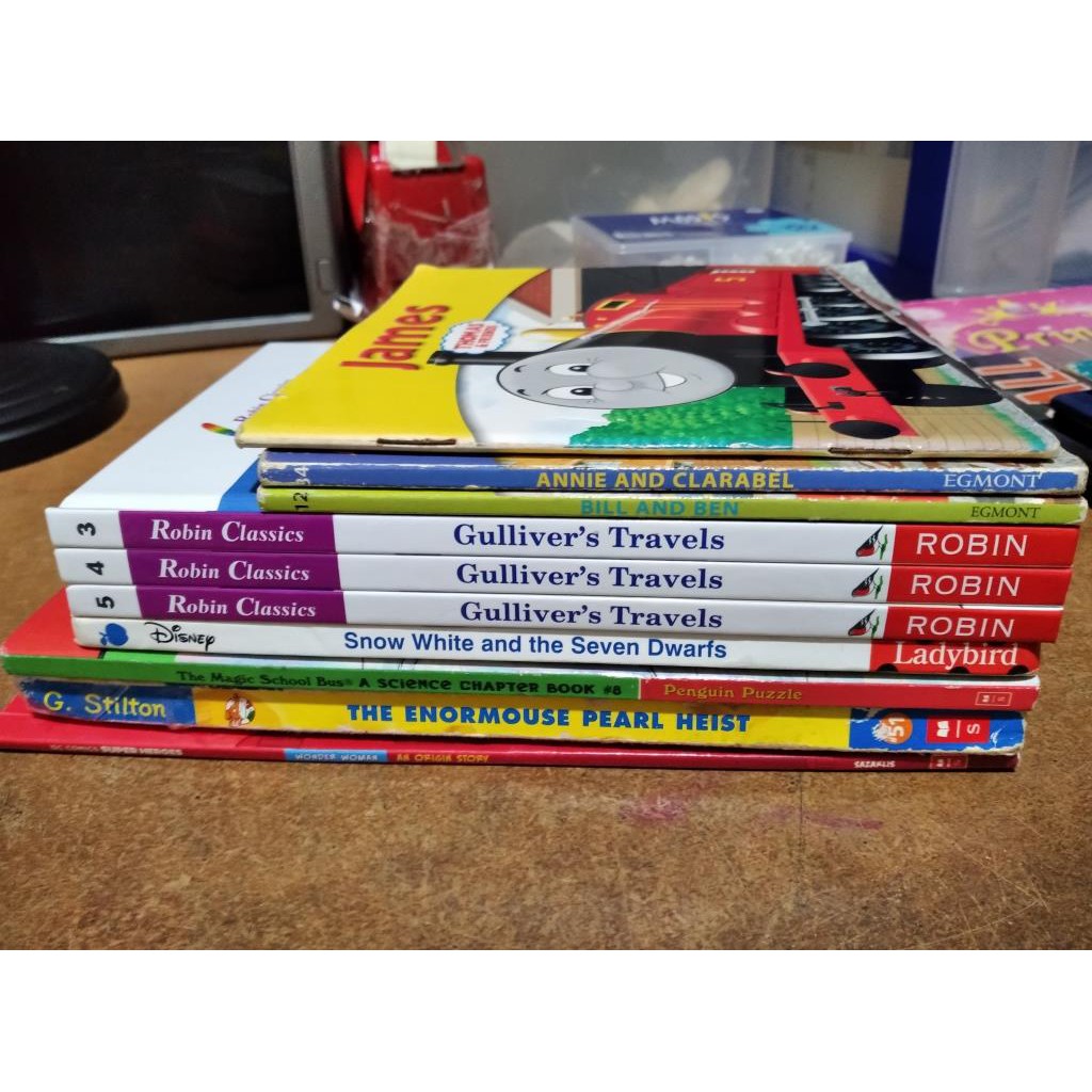 Buku cerita anak-board book-Thomas and friends-Gulliver's travels-borongan