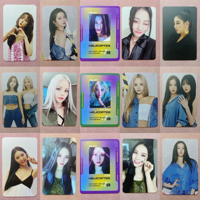 Clc Yujin Seungyeon Sorn Yeeun Elkie Eunbin Official Photocard Helicopter No.1 2020 Season Greetings