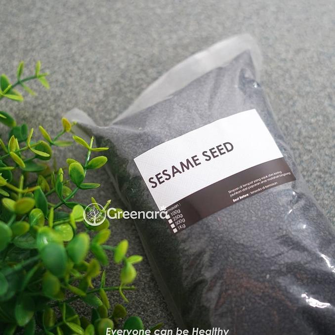 

black sesame seed 1kg / wijen hitam 1kg