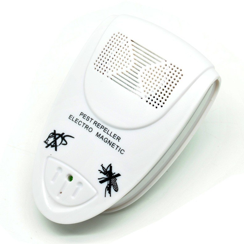 Bug Scare Ultrasonic Rat Pest Control Repeller / Anti Nyamuk - White