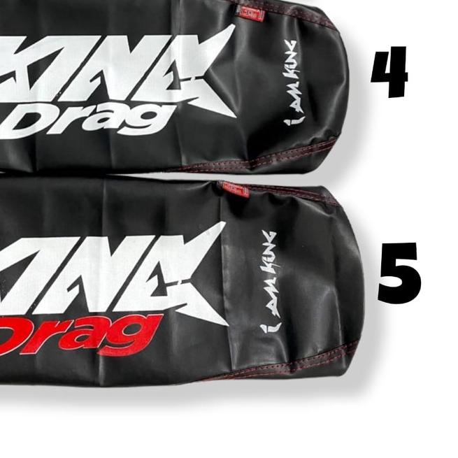 KULIT JOK KING DRAG MALAYSIA JOK UKURAN STANDAR SARUNG JOK MOTOR COVER JOK UNIVERSAL JOK STANDAR COV