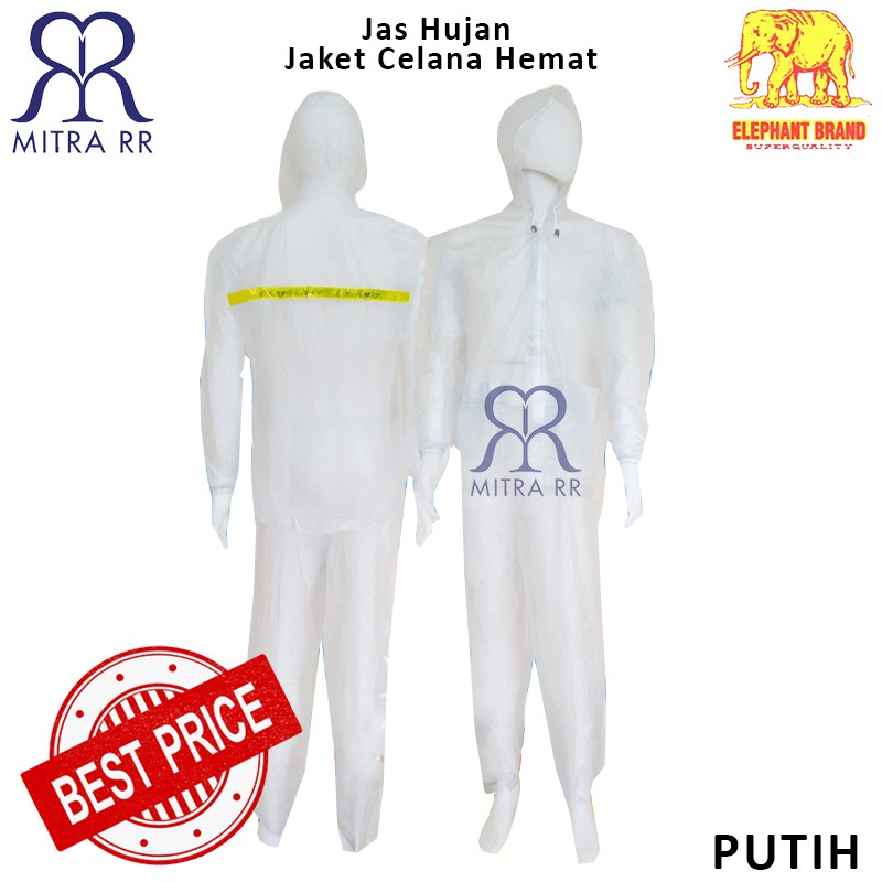 Jas Hujan Jaket Celana Hemat Jas Hujan Stelan Elephant Brand Rainsuit Murah