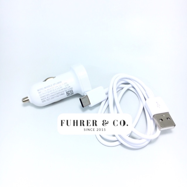 Car Charger Mini Charger Mobil Samsung A5 A7 S8 Note 8 18W Fast Charging