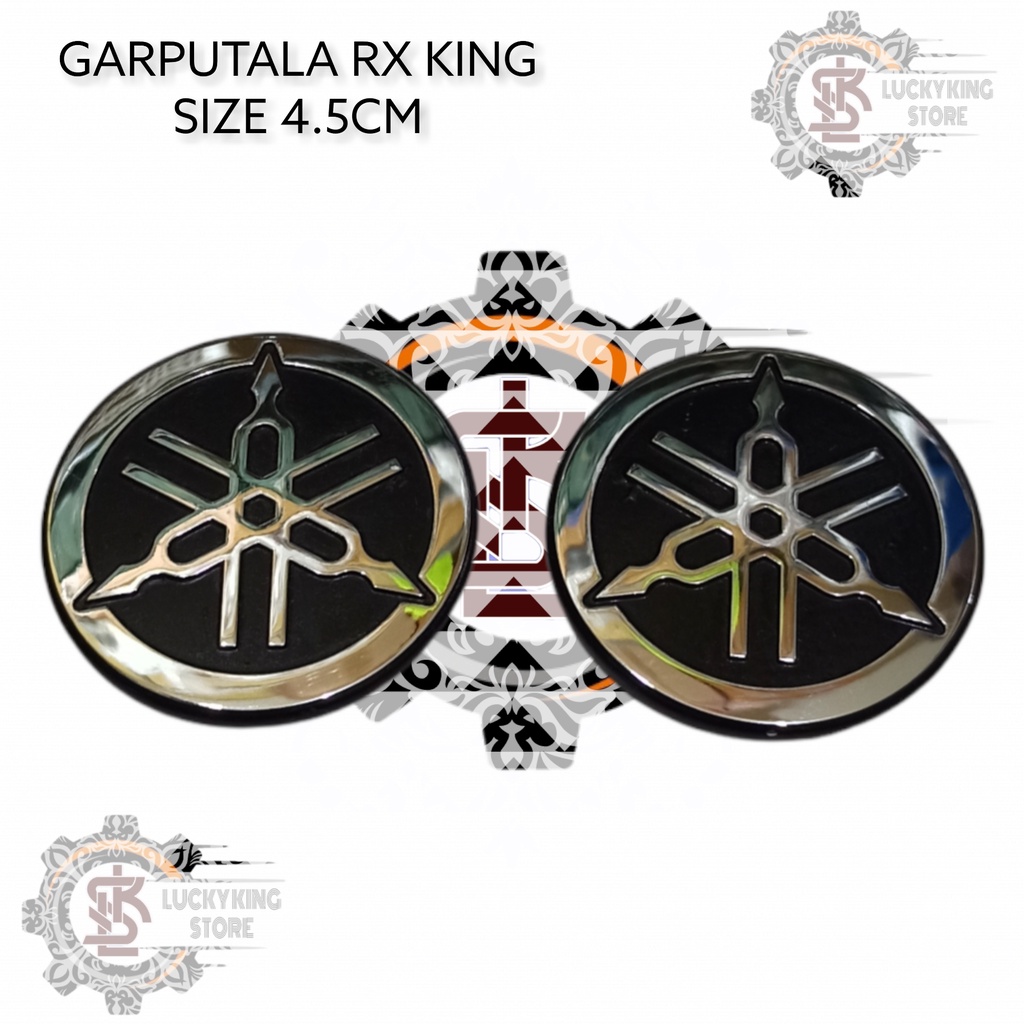 Logo yamaha tangki rx king ukuran 4.5 atau garputala rx king COD