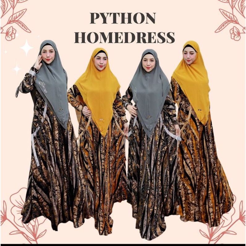 Python homedress by erce/set fashion muslim