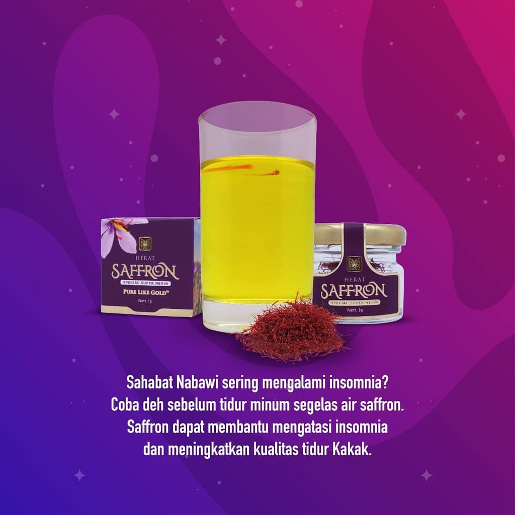 Saffron Super Negin Safron Original 100% dan Bpom