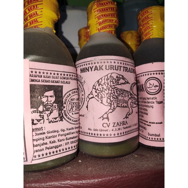 Minyak Karo Cap biawak Ori