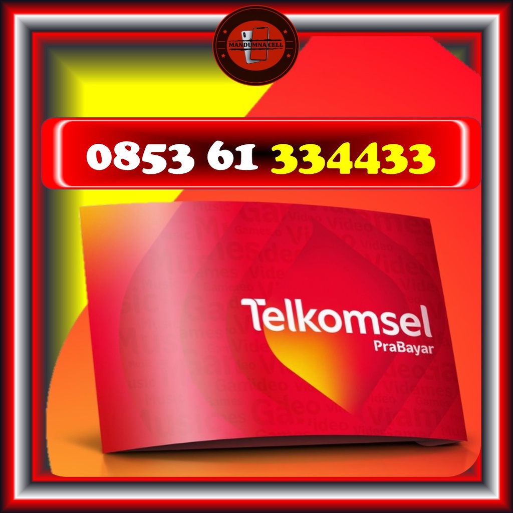KARTU AS TELKOMSEL NOMOR CANTIK xx334433xx / NOMOR CANTIK AS / KARTU PERDANA AS TELKOMSEL NOMOR CANT