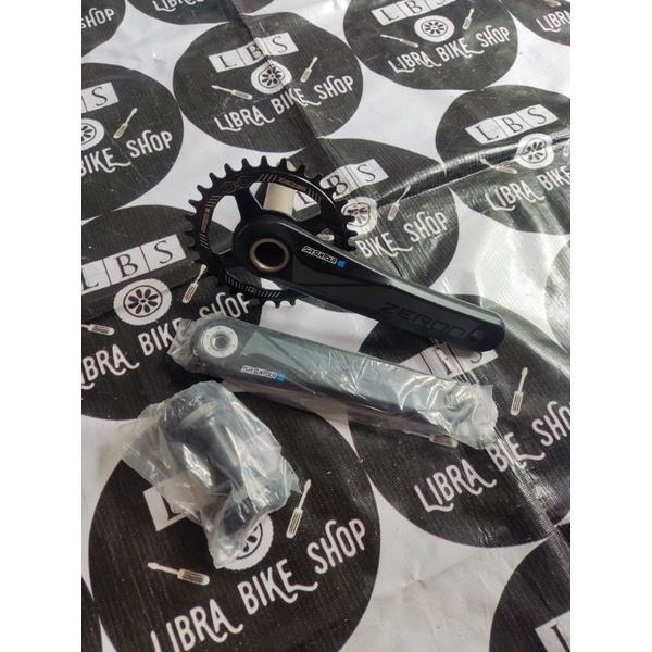 NOS CRANK SR SUNTOUR ZIGZAG ZERO0 30T SINGLE SPEED INCLUDE BB HT2 HITAM