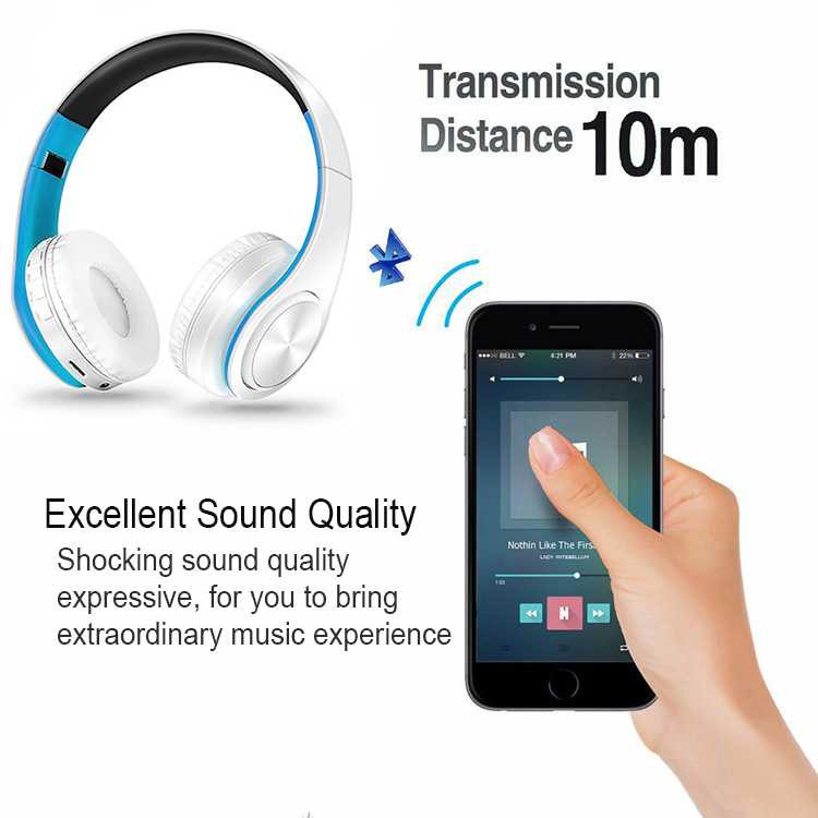 Headset Stereo Wired Wireless Headset Bluetooth - B7