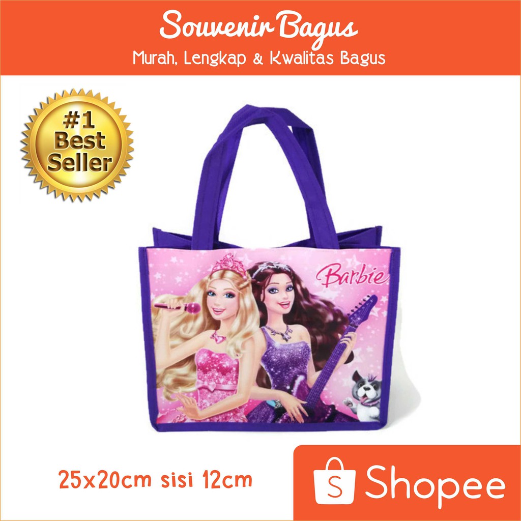 Tas Ultah Berbie barbie Tas Ulang Tahun Anak Berbie Goodie Bag Ultah Barbie