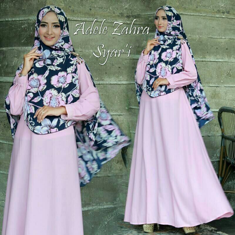Baju Busana Zahra Syari Hijab Wanita Model Terbaru Supplier