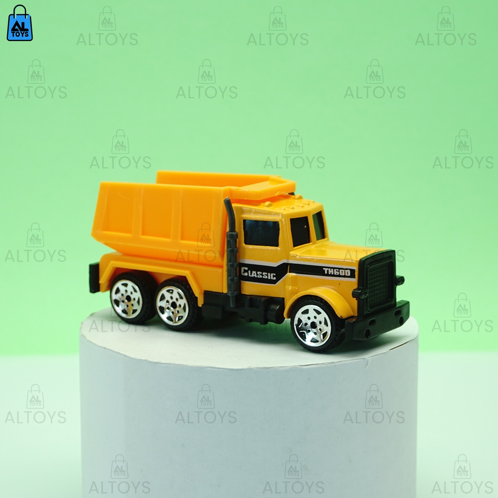 Diecast Mobil Truck Konstruksi Metal Set 3pcs / Mainan Diecast Besi Mobil Mobilan kontruksi 1:64 NO.R1017-1