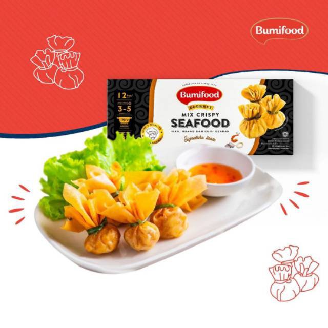 Bumifood Mix Crispy Seafood 12 Pcs