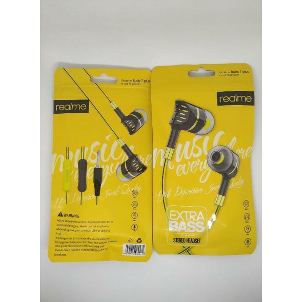 Hf Handsfree Headset Realme Buds 7 Extra Bass