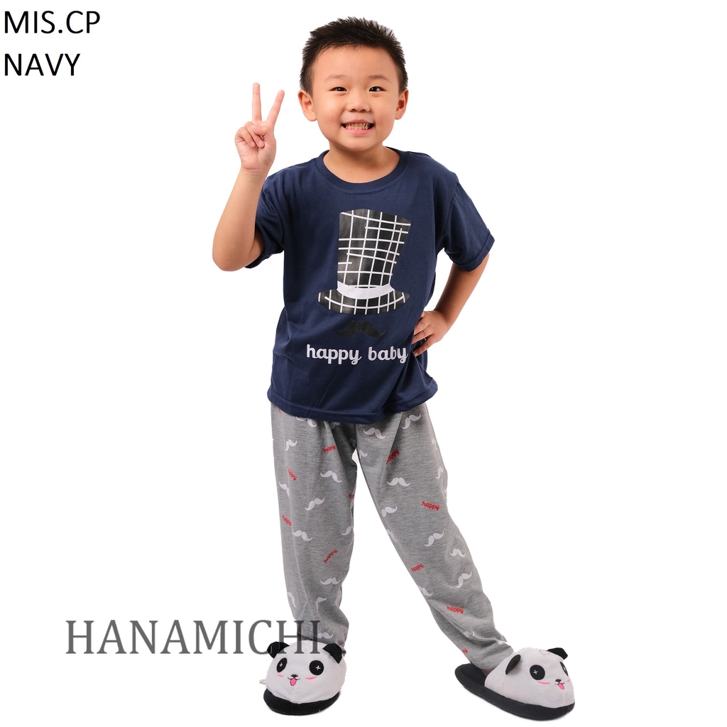 Hanamichi MIS.CP Baju Tidur Anak Bergambar Lengan Pendek