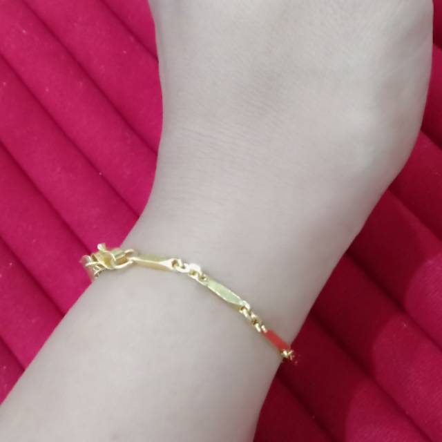 Gelang Padi-Padi 10 gr Mas LM London 24k 99,9% Lumiana Siregar Emas Toba
