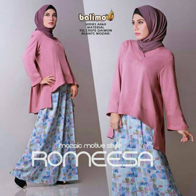 Romeesa tunik kulot by balimo